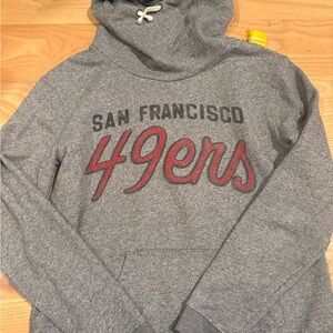 Junk Food Clothing Gray and Red San Francisco 49ers Hoodie